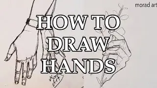 How to Draw a Hand (Tutorial) Drawing Sketches