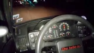 FIAT UNO TURBO 2.0 16V-400HP PROBA 2 ON BOARD