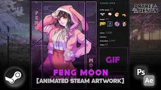 Feng Moon | Animated Steam Artwork Speed Art [DryreL]