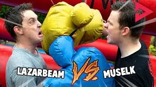 YOUTUBER BOXING! Ft. Lazarbeam, Muselk,  Loserfruit, Crayator, BazzaGazza and Marcus