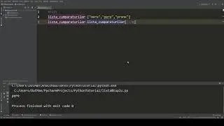 Tutoriale Python #4 List, Tuple, Set, Dictionary