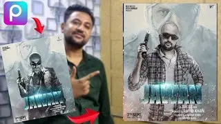 Jawan Movie poster Editing in picsart 2023 | like pathan movie poster | SRK |