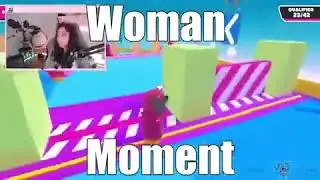 Woman moment Fall guys