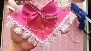 Gargantilha Luxo By Edilaine Laços (material usado da Elastic Toque de Fada)