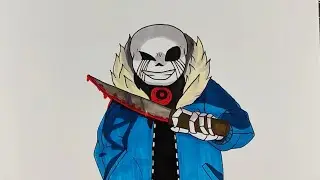 cách vẽ killer sans từng bước | how to draw sans step by step easy