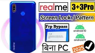 Remove Screen Lock Realme 3 Hard Reset & Frp Bypass Process 2023 | Unlock Screen Lock Realme 3, 3Pro