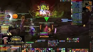 Shazzrah: SoD Molten Core (Heat Level 3) Warlock #WoWClassic #SeasonOfDiscovery