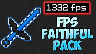 Minecraft PvP Texture Pack - FPS FAITHFUL EDIT NO LAG FPS BOOST BOOSTER Resource Pack 1.9 1.8 1.7