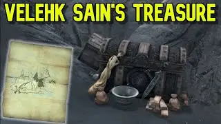 Where to Find Velehk Sain's Treasure in Skyrim | Hidden Treasure Map Guide