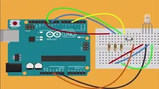 Arduino with Tricolor LED and Push button - English
