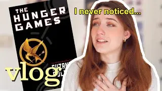 VLOG: things i noticed while rereading the hunger games | reading vlog + discussion