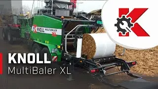 KNOLL MultiBaler XL - Baling wood shavings