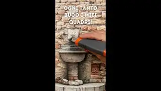 Raschiatura in acquerello