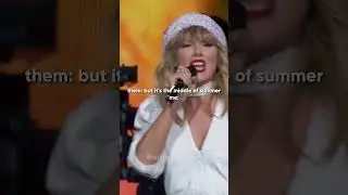 me listening to Christmas Tree Farm in the Summer #taylorswift #shorts