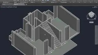 Basic AutoCAD 3D House Modeling