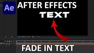 Adobe After Effects FADE In/Out TEXT