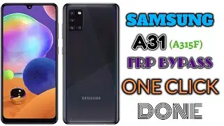 samsung a31 frp bypass A315F one click done