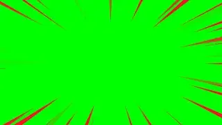 Anime red Zoom Greenscreen - Speed Lines Background no copyright