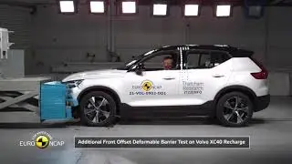 ✅ Volvo XC40 2021 - КрашТест 🚘 Экстренное торможение 🚘 Euro NCAP