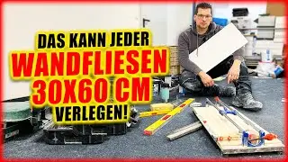 Instructions: Laying 30x60 wall tiles yourself from A to Z - Anyone can do it! | Home Build Solution