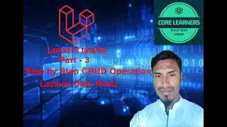 Laravel CRUD Operation part 3 Data Read