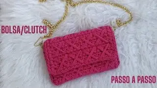 Bolsa Clutch de Crochê passo a passo fácil e rápido