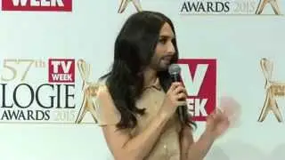 Conchita Wurst - interview Logie Awards 2015 red carpet
