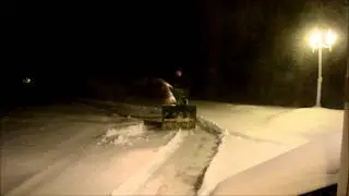 5 Foot Texas Woman Wrestles 300 # Snow Machine Into Submission!