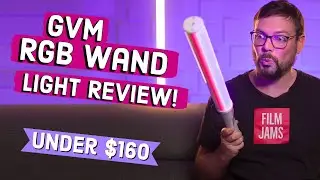 Best RGB LED Light Wand for FILMMAKING? (GVM Wand Light Review) Cheap RGB Tube Light Wand