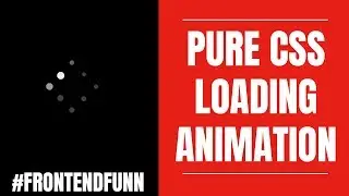 Pure CSS Dots Loader - CSS Loading Animation - web development