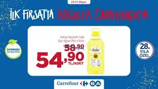 Safya Ayçiçek Yağı Dar Ağızlı Pet 4 Litre 58,90 TL/Adet Yerine 54,90 TL/Adet
