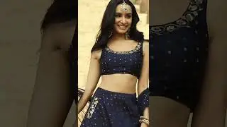 Short on Shraddha Kapoor in Red ♥️ & Blue 💙 Saree look 😍♥️🔥 #shorts #shraddhakapoorsaare
