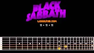 Black sabbath Paranoid Guitar Cover Lesson