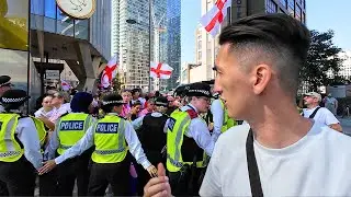 Canary Wharf: Migrant Hotel Protests Turn Chaotic 🇬🇧