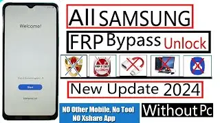 All Samsung Galaxy Frp Bypass without pc 2024 | New Update NO LAUNCHER NO APP Without Pc