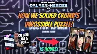 Solving the 15-Hour Long SWGOH Puzzle!