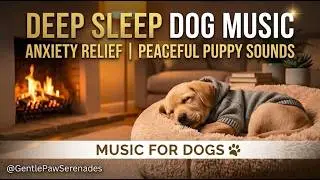 Deep Sleep Dog Music for Anxiety Relief | Peaceful Puppy Sounds - GentlePaw Serenades