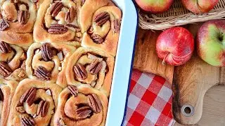 Elma Ve Cevizli Tarçınlı Rulolar | Cinnamon Rolls
