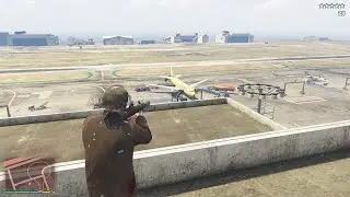 GTA V - Trevor Airport Massacre + 5 Star Wanted Level Part-25
