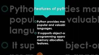 Features of python Part 1 | Python programming language | Malayalam Tutorial