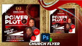 How to design a Church Flyer ( to increase your skill) - PHOTOSHOP TUTORIAL