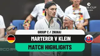Maximilian Marterer v Lukas Klein Highlights | Germany v Slovakia Davis Cup 2024 Finals Group Stage