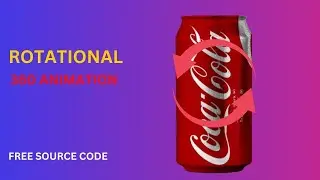 How to Create Rotational Animated Using Html & Css | 360° Rotational Animation in Css |