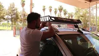 HAULMASTER Roof Basket and Cross Bars Install (Harbor Freight)