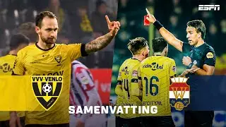 🟥 DIRECT ROOD voor een SNOEIHARDE TACKLE… 😳 | Samenvatting VVV-Venlo - Willem II