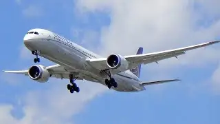GORGEOUS SUMMER DAY | United Boeing 787-10 Dreamliner Landing at Newark Airport (HD Plane Spotting)