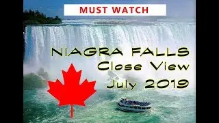Niagra Falls Horse Shoe Canada Close View from Cruise