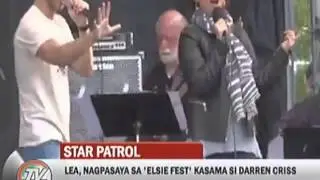Lea Salonga talks about Darren Criss and Elsie Fest on TV Patrol (Philippines)