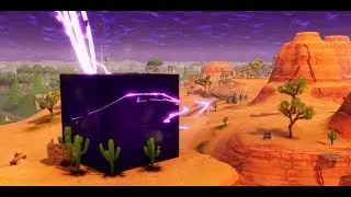 Cubo Gigante do Fortnite Se Movendo!|Fortnite CUBE has Moved and Caught on Camera!