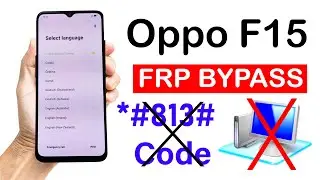 Oppo F15  FRP BYPASS (without pc) | Oppo CPH2001 Android 11/12💥100% Working